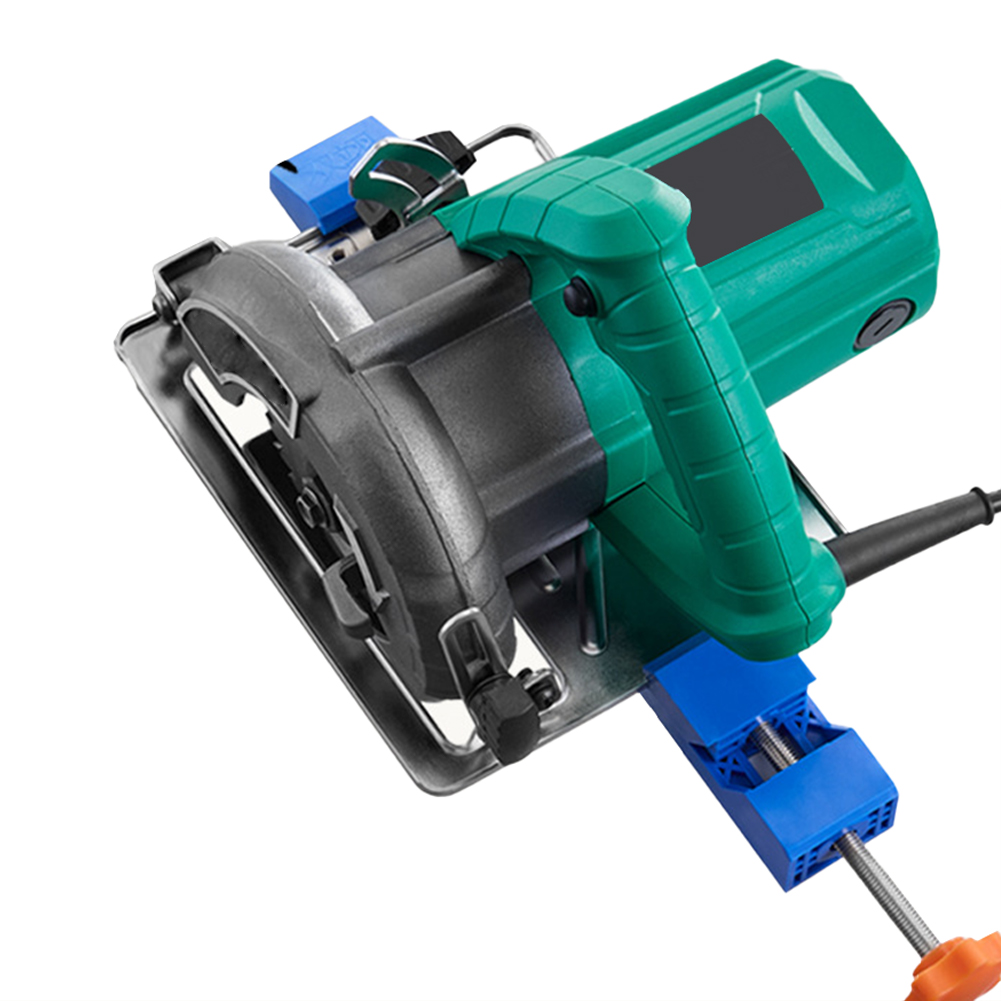 Power Tools Guide - 1/2pcs ปรับเครื่องตัดฐานท่องเที่ยวเลื่อยวงเดือนมิลลิ่งตําแหน่ง Clamps Quick ตัดงานไม้เครื่องมือ