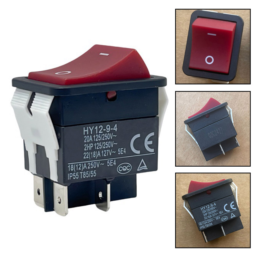Power Tools For Woodworking - สวิตช์โยก HY12-9-4 20A AC250V IP55 กันน้ำ
