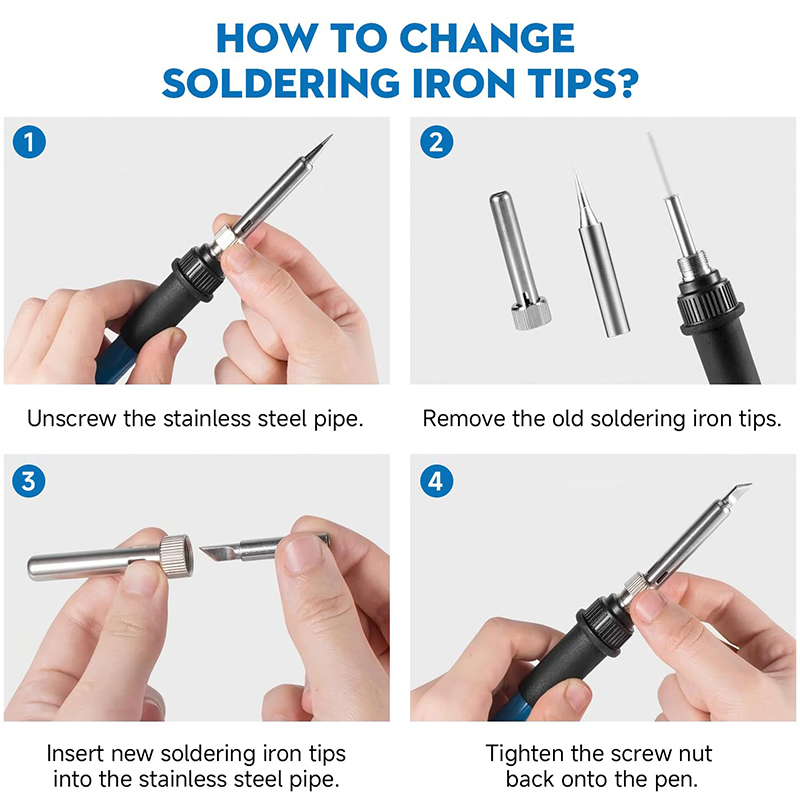 ชุดหัวแร้งบัดกรีไฟฟ้าปรับอุณหภ - Power Tools Total บทวิจารณ์และราคา