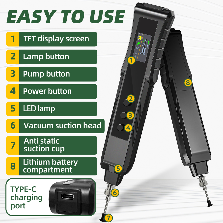 ชุดปากกาดูดสูญญากาศไฟฟ้าแบบชาร - Power Tools Total บทวิจารณ์และราคา