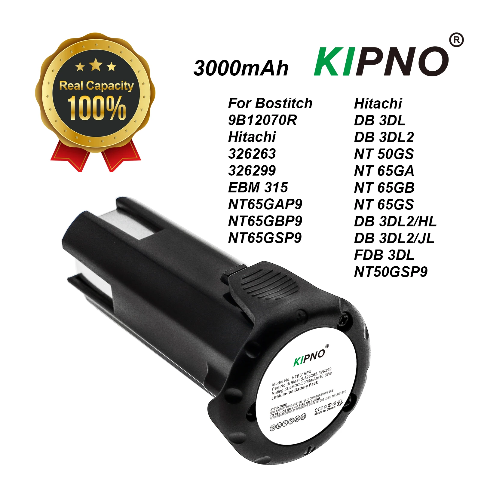 KIPNO 3000mAh แบตเตอรี่ทดแทน L - Power Tools Hitachi บทวิจารณ์และราคา