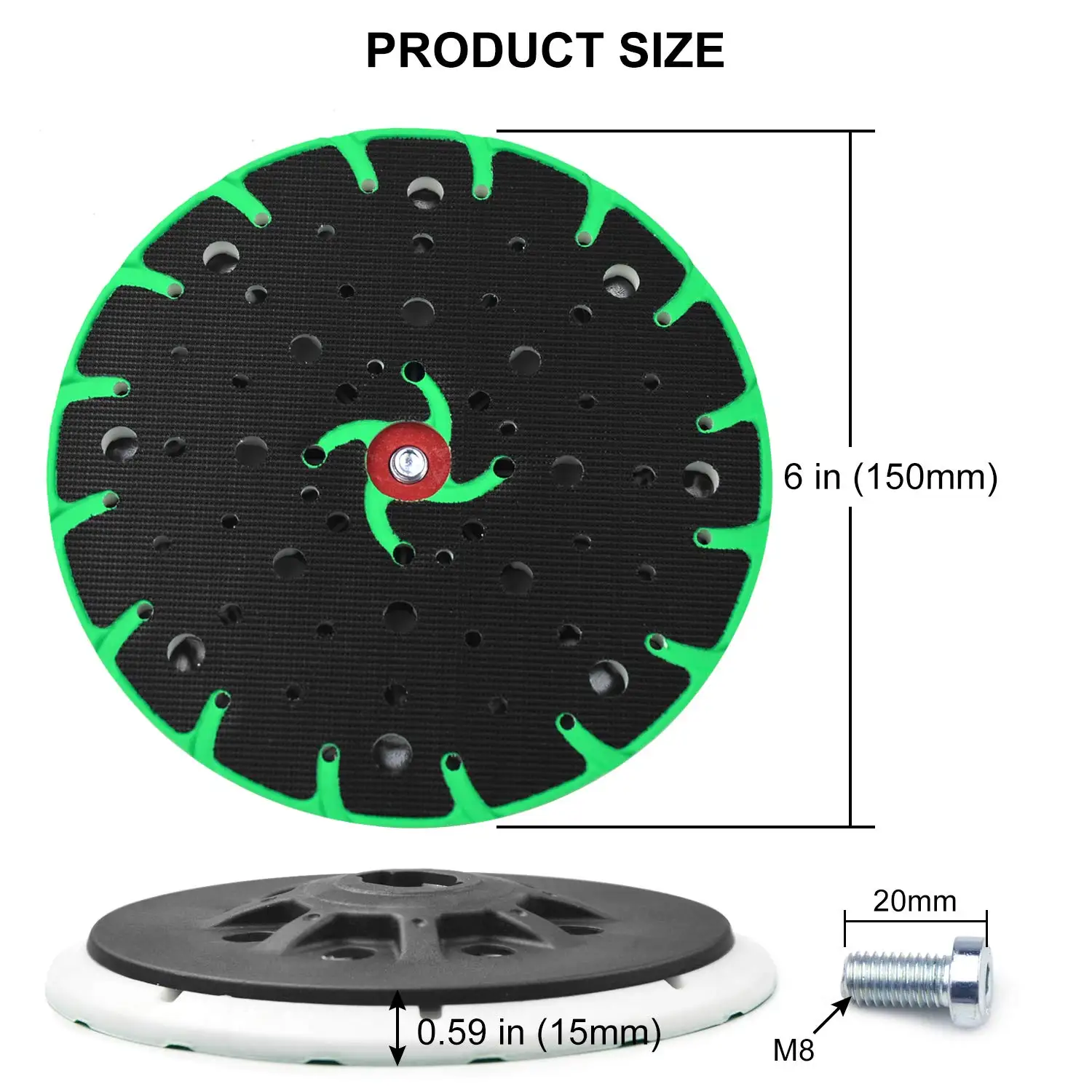 6 นิ้ว 150 มม.-Hole ฝุ่นฟรี Sa - Power Tools Festool บทวิจารณ์และราคา