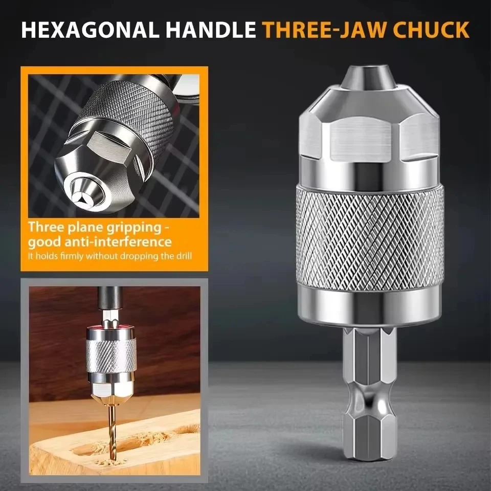 อะแดปเตอร์หัวจับดอกสว่านแบบ 3  - Power Tools For Woodworking บทวิจารณ์และราคา